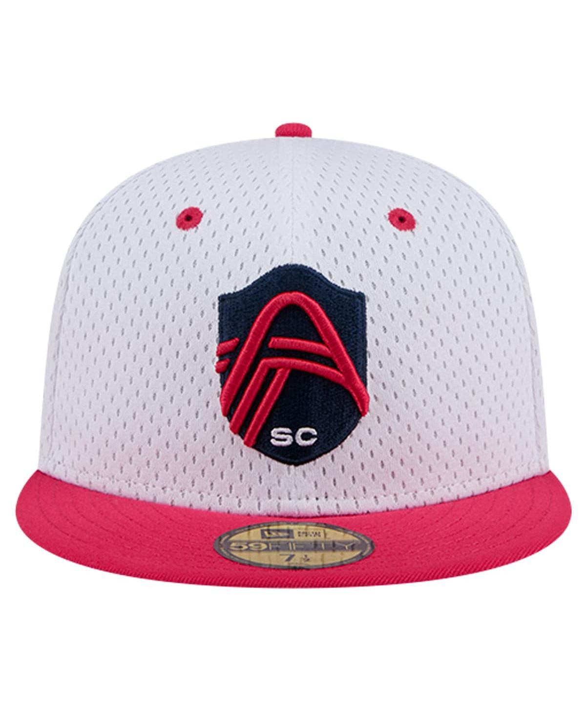 NEW ERA MEN'S GRAY ST. LOUIS CITY SC THROWBACK MESH 59FIFTY FITTED HAT 