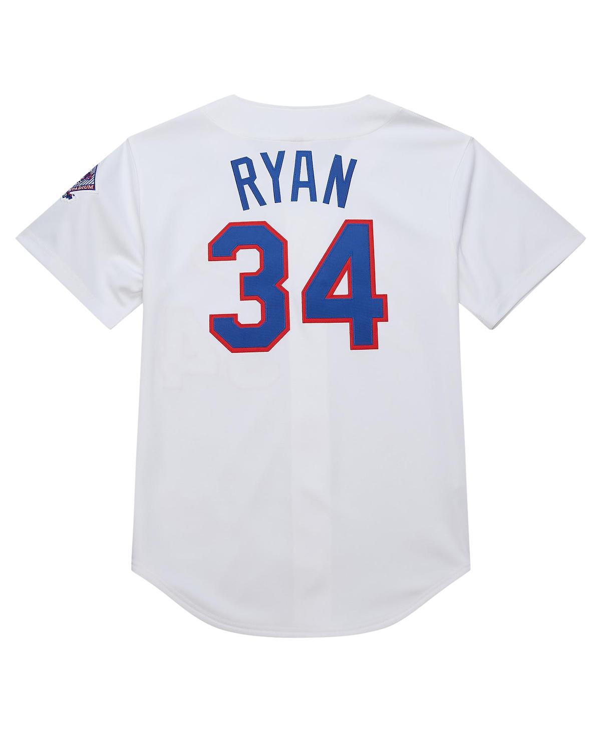 Mitchell & Ness Men's Nolan Ryan Nolan RyanTexas Rangers 1993 Cooperstown Collection Authentic Jersey - White