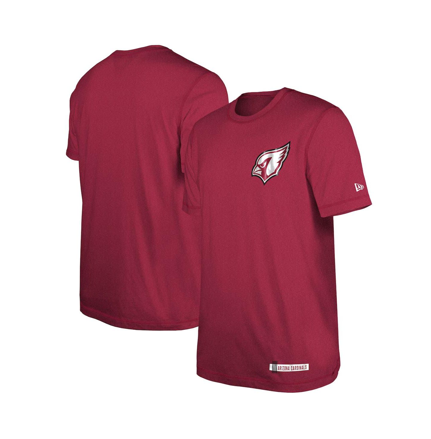 Мужская футболка New Era Cardinal Arizona Cardinals 2024 NFL Training Camp — фото 1