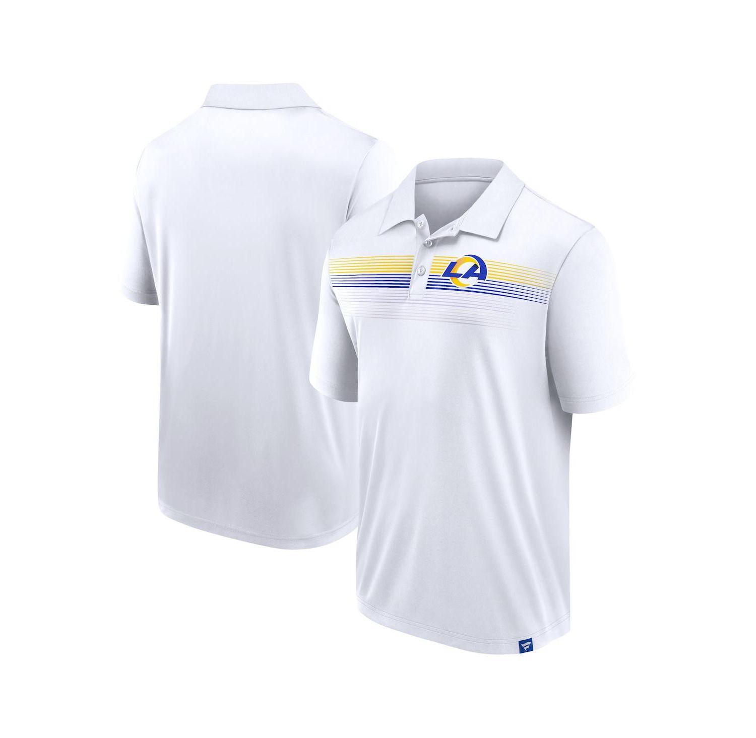 Men's White Los Angeles Rams Big & Tall Sublimated Polo