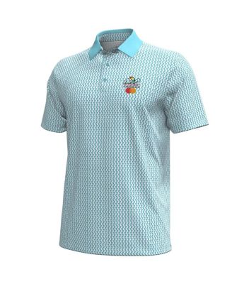 Men's Blue Arnold Palmer Invitational Playoff 3.0 Crane Print Polo