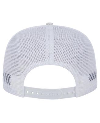 Men's White San Francisco Giants Logo Dunes A-Frame Trucker 9FIFTY Snapback Hat