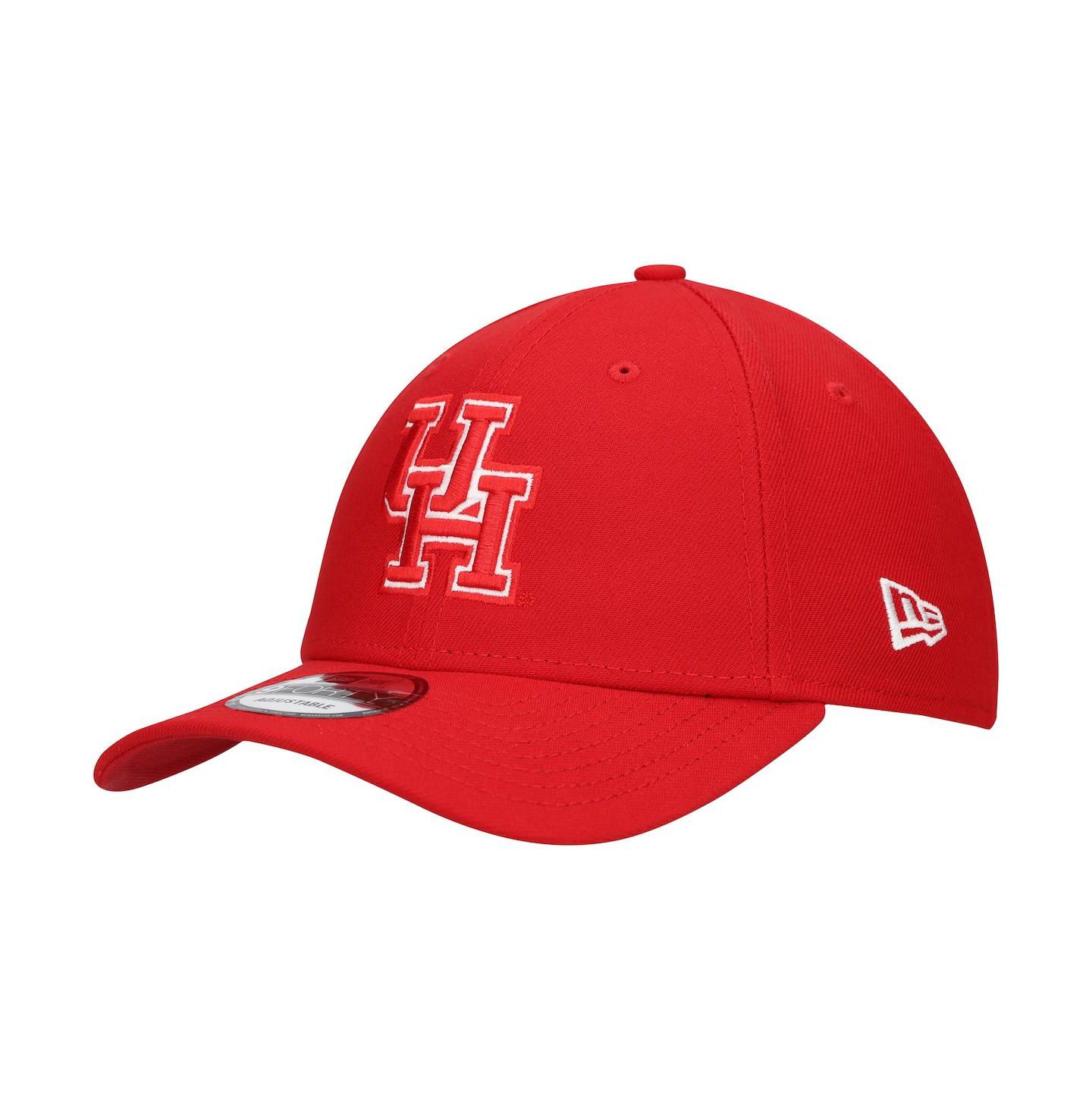 Мужская кепка New Era Red Houston Cougars Team 9FORTY Adjustable Hat — фото 1