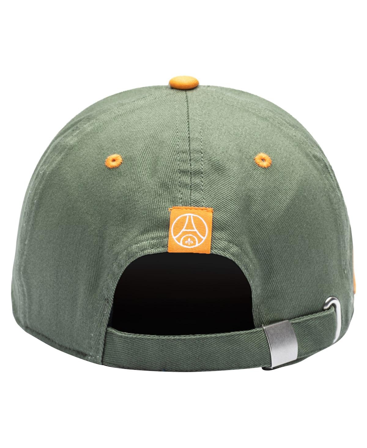 Fan Ink Men's and Women'sParis Saint-Germain Expedition Classic Adjustable Hat - Green