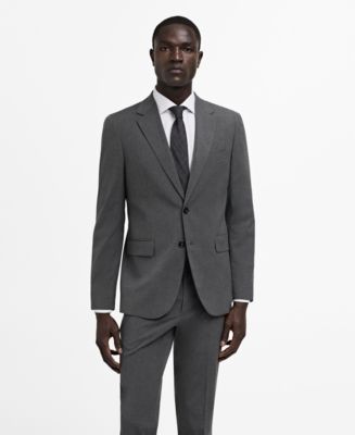 Mango Men's Stretch Fabric Slim-Fit Suit Blazer - Macy's