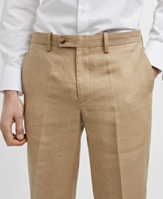 Men's Linen Slim Fit Dress Pants
