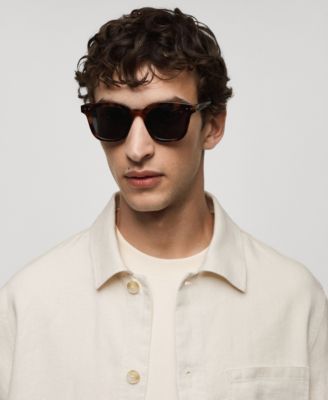 Men's Linen Pockets Detail Overshirt