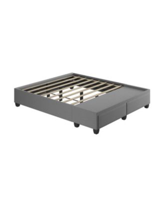 Full\Queen Size Upholstered Storage Platform Bed
