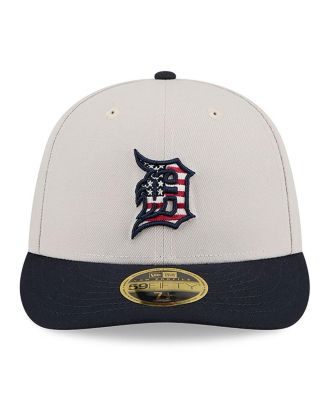 Men's Black Detroit Tigers 2024 Fourth of July Low Profile 59FIFTY Fitted Hat