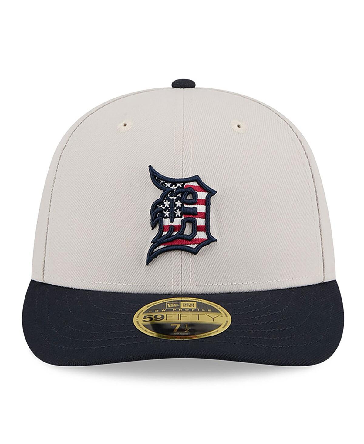 New Era Men's Black Detroit Tigers 2024 Fourth of July Low Profile 59FIFTY Fitted Hat