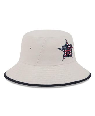 Men's Khaki Houston Astros 2024 Fourth of July Bucket Hat