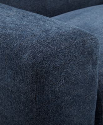 Nevio 2-Pc. Fabric Power Headrest Sectional with 2 Power Motion Chairs