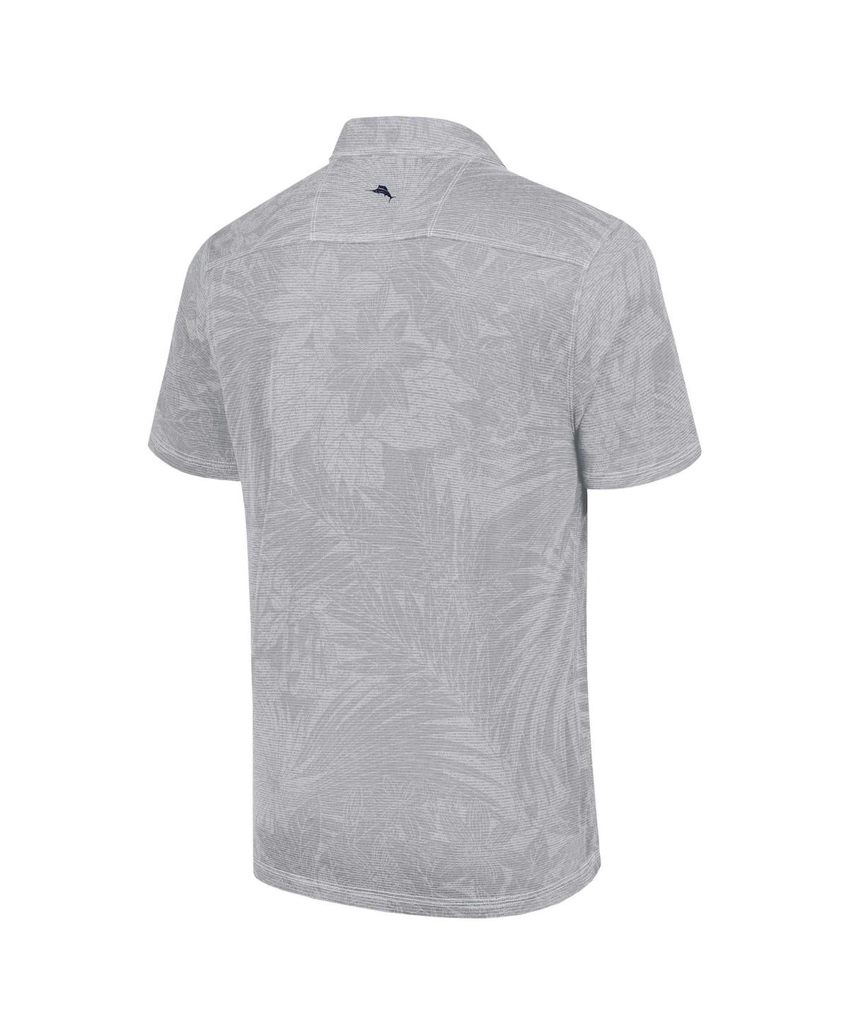 Tommy Bahama Men's Gray Joey Logano Santiago Paradise Polo Shirt In Gray