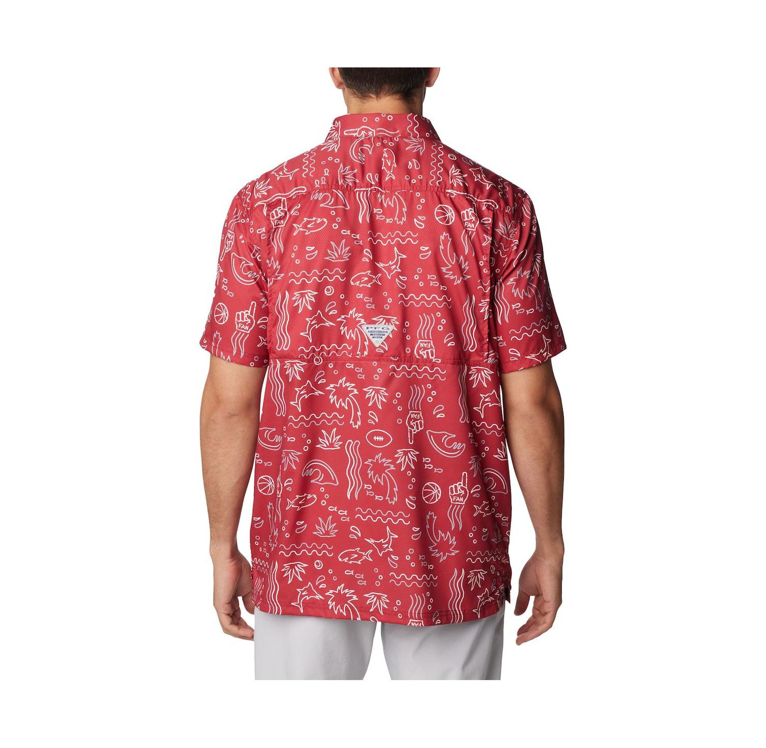 Men's Crimson Alabama Crimson Tide Super Slack Tide Omni-Wick Button-Up Shirt