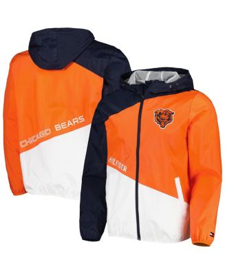 Nike Men's Navy, Orange Chicago Bears Historic Raglan Crew Performance