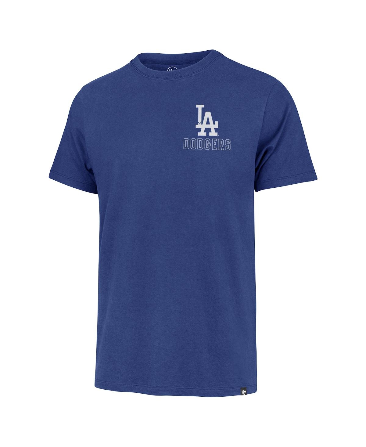 '47 Brand Men'sLos Angeles Dodgers Hang Back Franklin T-Shirt - Royal