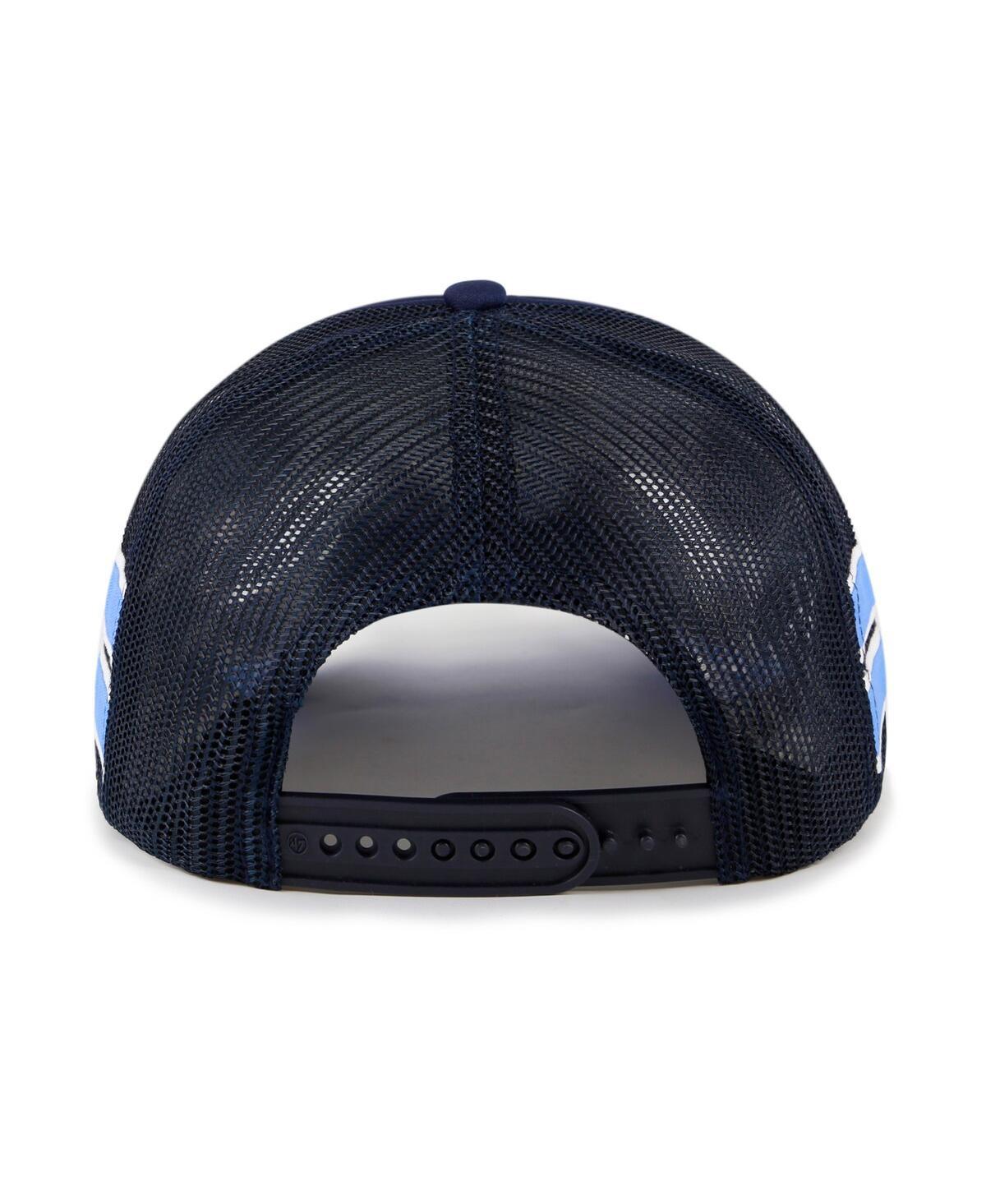 47 Brand Men's Navy Memphis Grizzlies Sidebrand Stripes Trucker Adjustable Hat In Navy