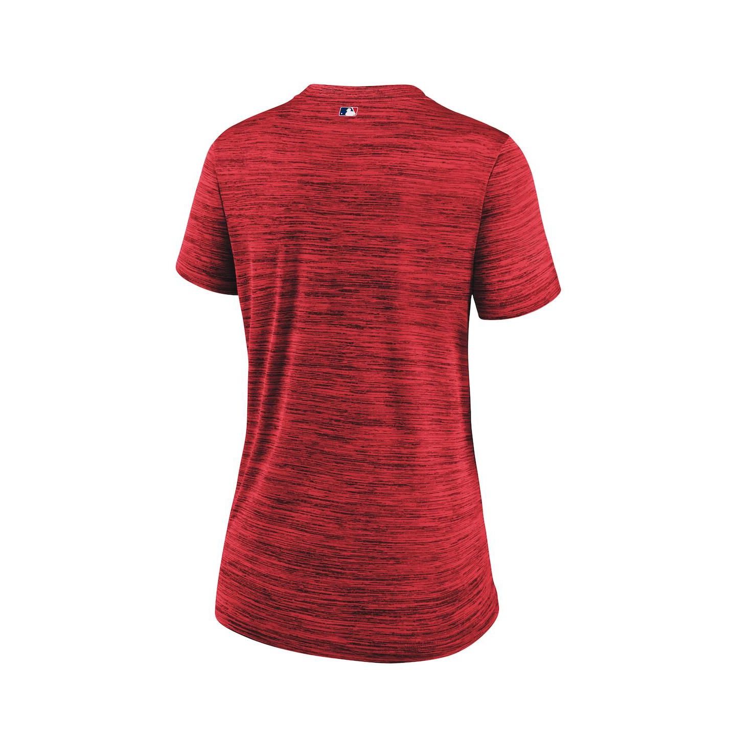 Женская футболка Nike Red St. Louis Cardinals 2024 City Connect Authentic Collection Practice Velocity — фото 2
