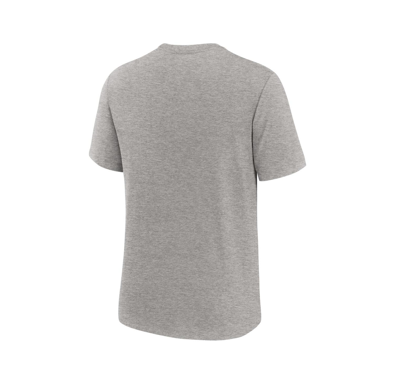 Men's Heather Gray Florida State Seminoles Blitz Evergreen Legacy Primary Tri-Blend T-Shirt
