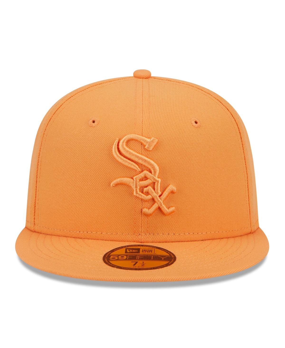 New Era Men'sChicago White Sox Spring Color 59FIFTY Fitted Hat - Orange