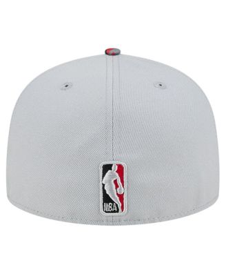 Men's Gray Portland Trail Blazers Active Color Camo Visor 59FIFTY Fitted Hat