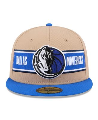 Men's Tan/Blue Dallas Mavericks 2024 NBA Draft 59FIFTY Fitted Hat