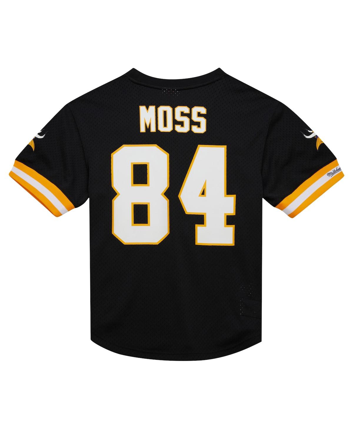 Mitchell & Ness Men's Randy MossMinnesota Vikings Retired Player Name Number Mesh Top - Black
