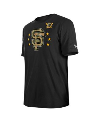 Men's Black San Francisco Giants 2024 Armed Forces Day T-Shirt