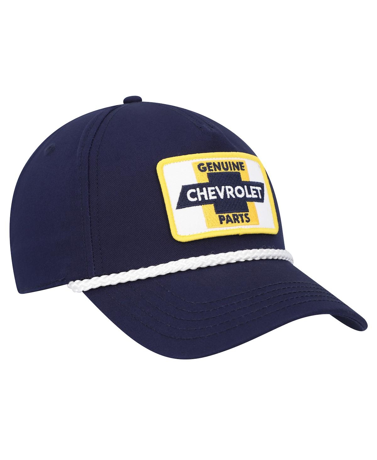 AMERICAN NEEDLE MEN'S NAVY CHEVROLET ROSCOE ADJUSTABLE HAT 