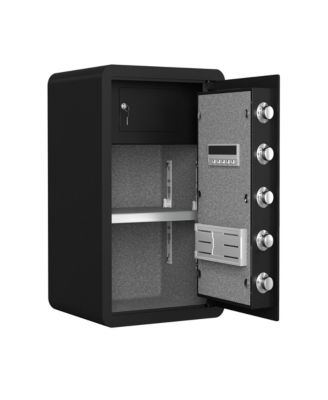 Movable, Detachable Shelf, Dual Alarm Safe with 3-Way Entry