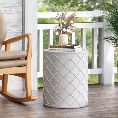 Streamdale Nautical Modern Portable Concrete Side Table
