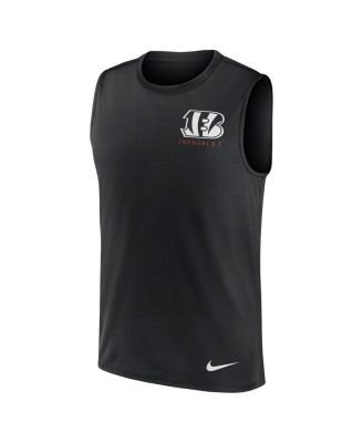 Men's Black Cincinnati Bengals Muscle Tank Top