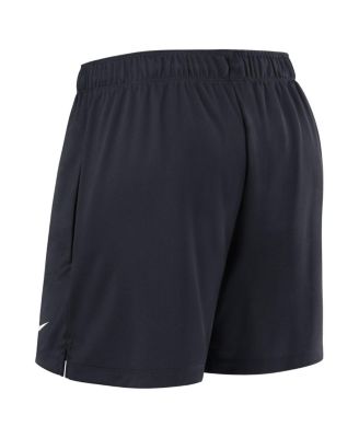 Women's Navy New York Yankees Authentic Collection Knit Shorts