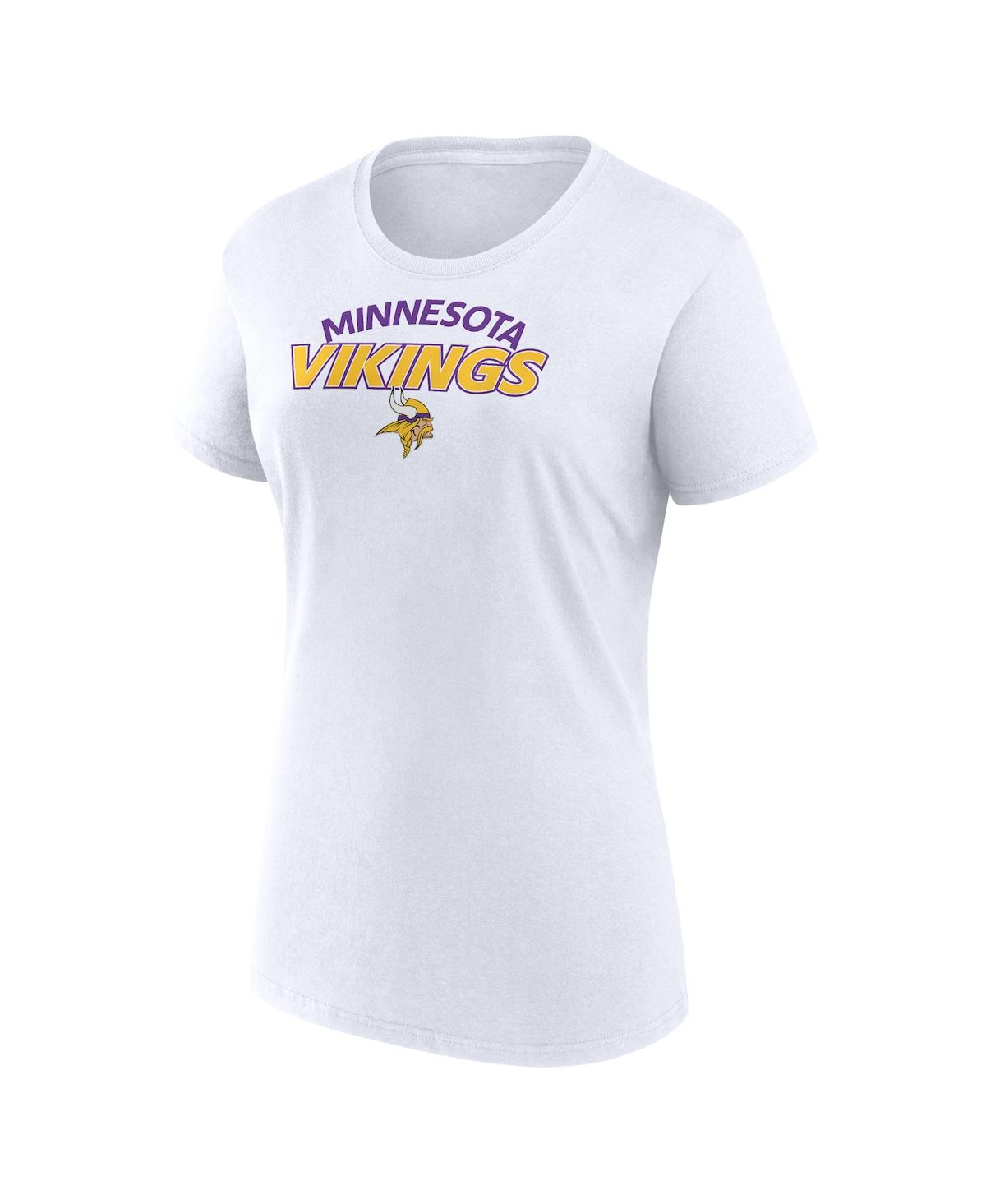 Fanatics Women's Minnesota Vikings Risk Combo Pack T-Shirt - White