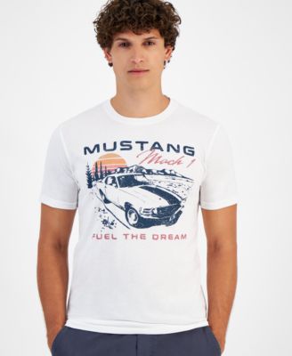 Sun + Stone - Men's Short Sleeve Crewneck Mustang Graphic T-Shirt