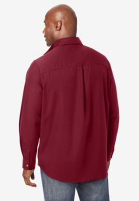 Big & Tall Long Sleeve Wrinkle Free Sport Shirt