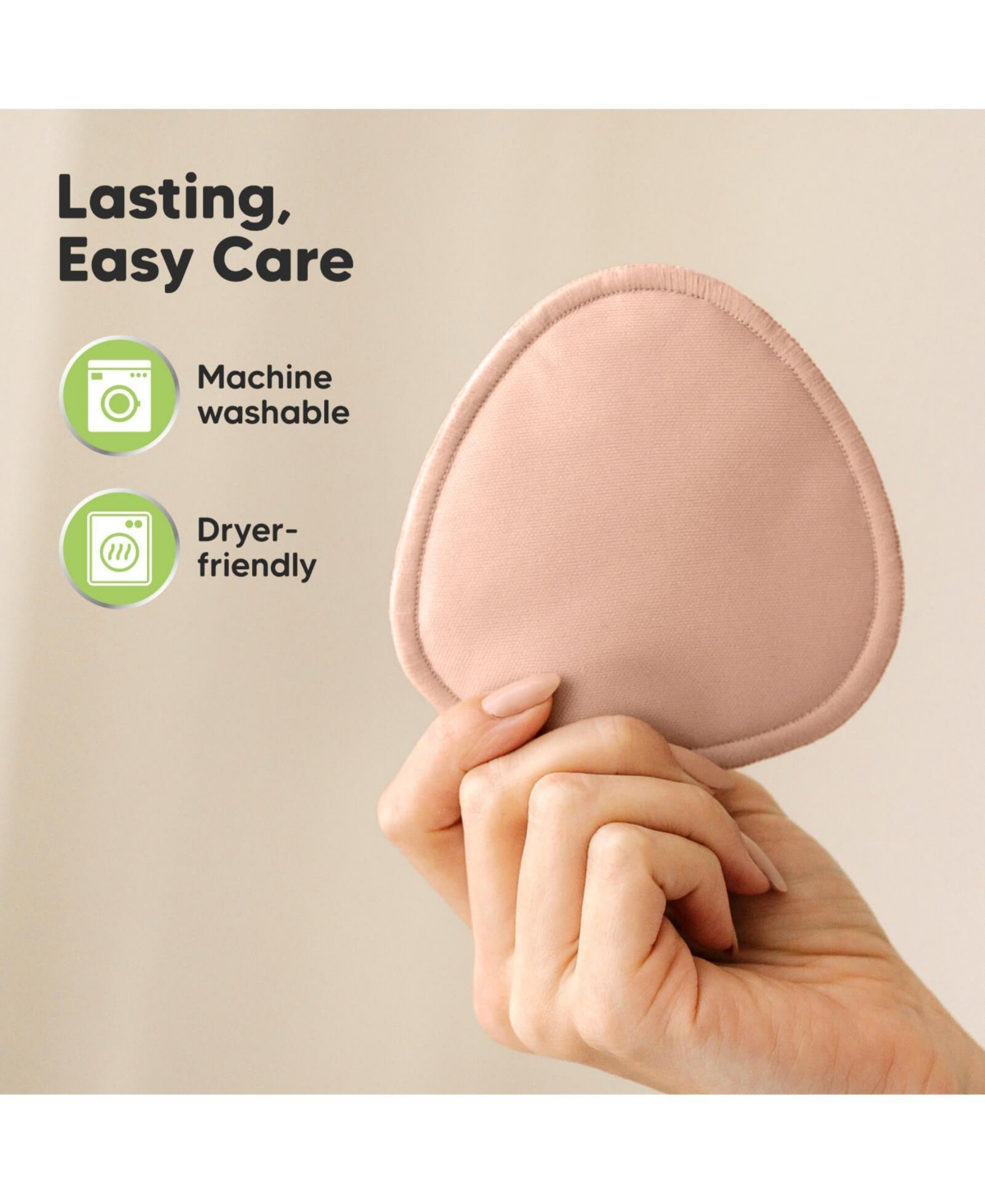 KeaBabies Maternity 14pk Organic Nursing Pads, Reusable Nipple Pads for Breastfeeding, Washable Breast Pads + Wash Bag