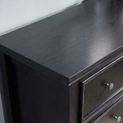 Scratch-Resistant, Easy-Slide 7-Drawer Dresser with Metal Handles