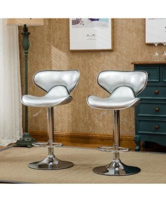 Streamdale Adjustable Swivel Barstool Set (2)