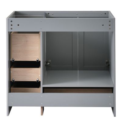 Streamdale 36" Gray Bathroom Vanity(Sink not included)