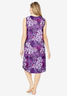 Plus Size Trapeze V-Neck Short Lounger