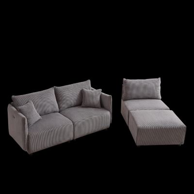Versatile Comfort Modern & Customizable Modular Corduroy Sofa