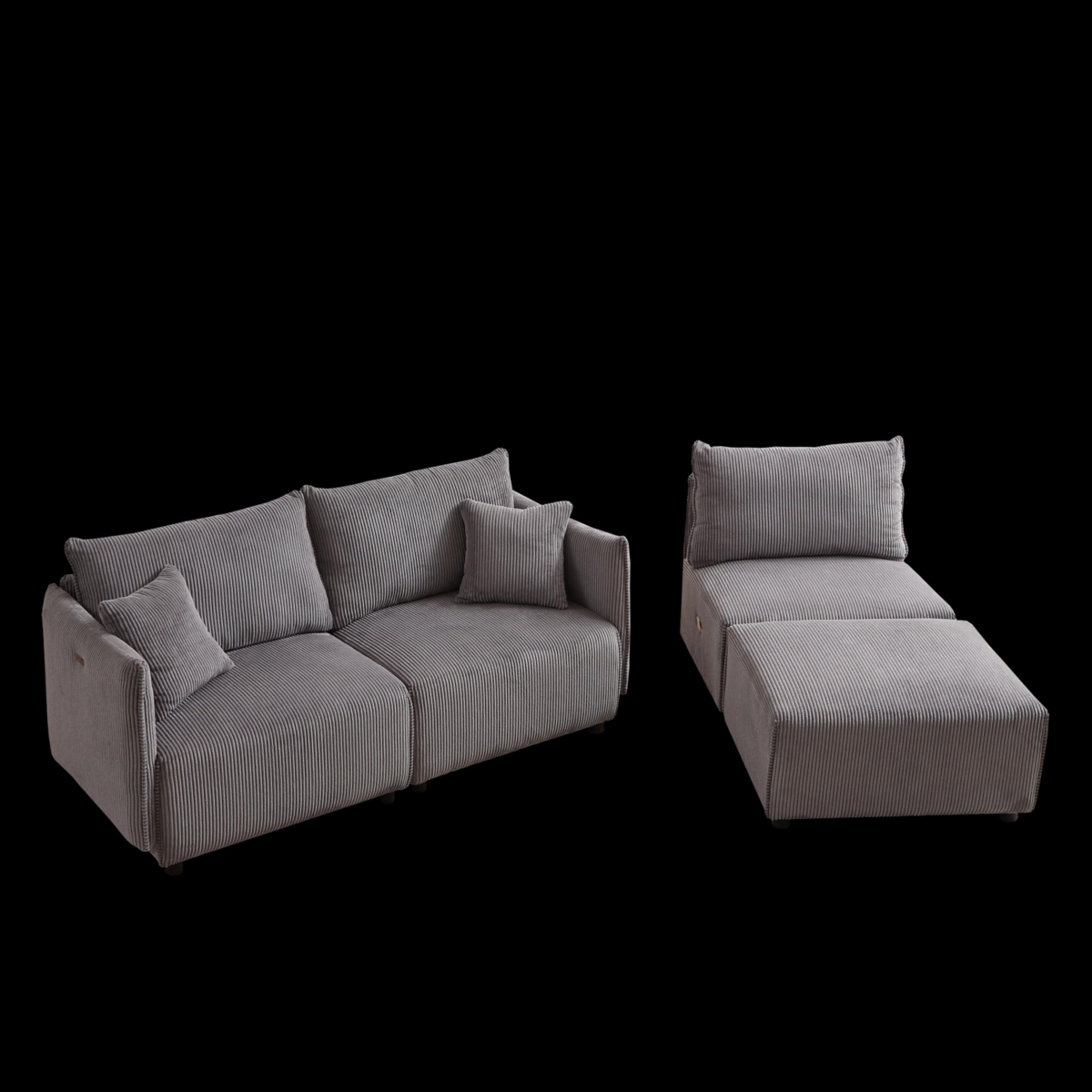Versatile Comfort Modern & Customizable Modular Corduroy Sofa
