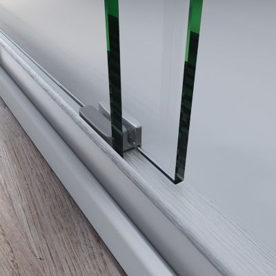 Premium Tempered Glass Shower Door with Handles