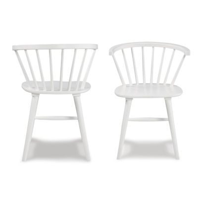 Windsor Spindle Back Dining Chairs (Set of 2)
