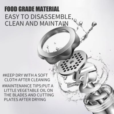 Streamdale Meat Grinder & Sausage Stuffer, 570 Watt, Stainless Steel