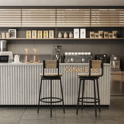 Streamdale Handwoven Bar Stool with Ergonomic Design and Durable Metal Base