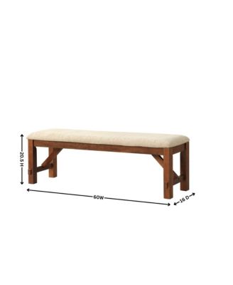 Solid Wood Dining Bench