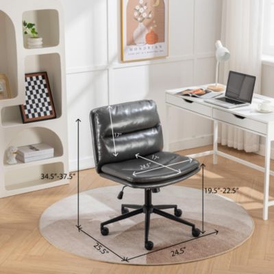 Streamdale Swivel Cross Chair, Wide Seat/Office/Vanity