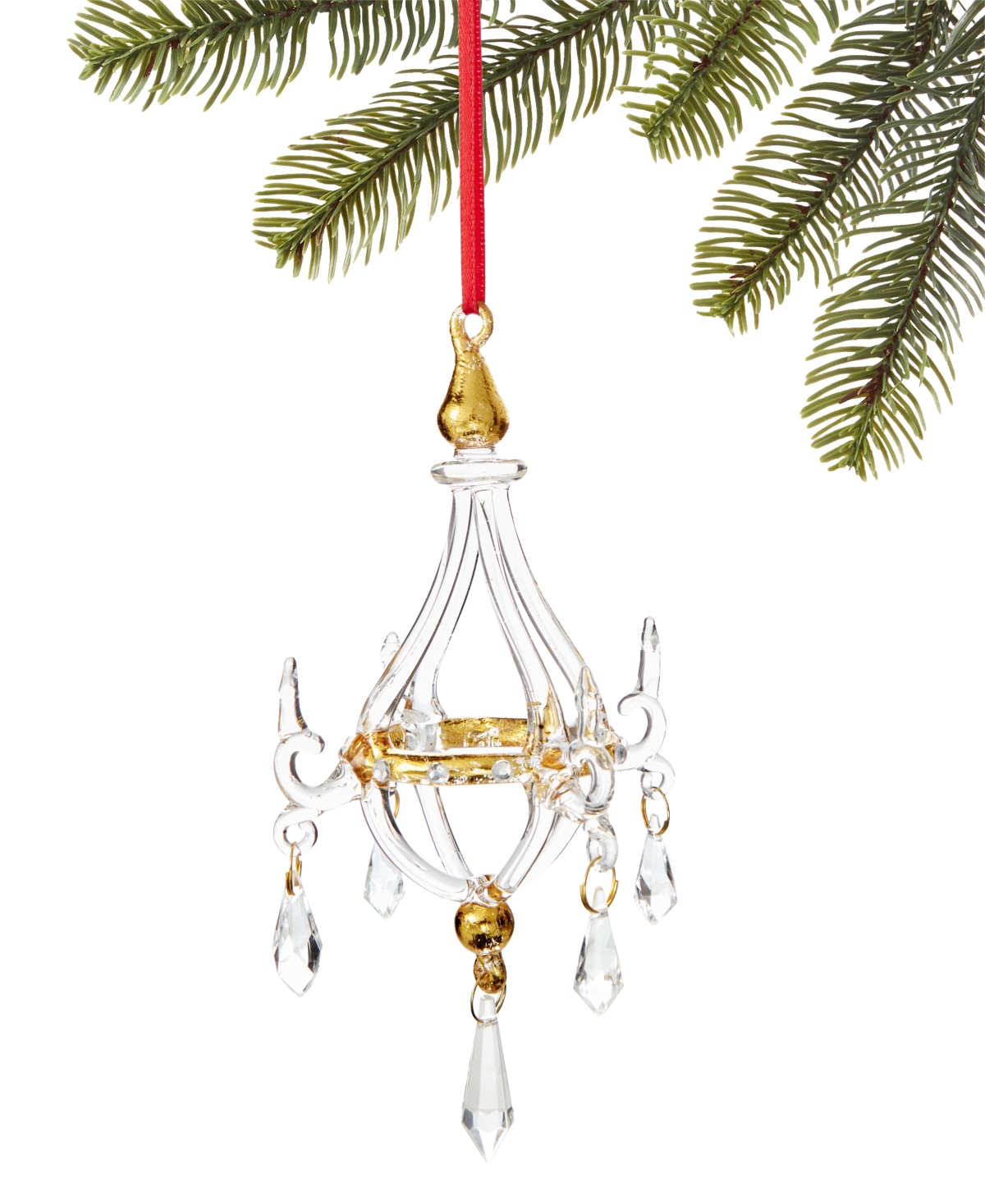 Holiday Lane Shine Bright Chandelier Ornament, Exclusively at Macy's